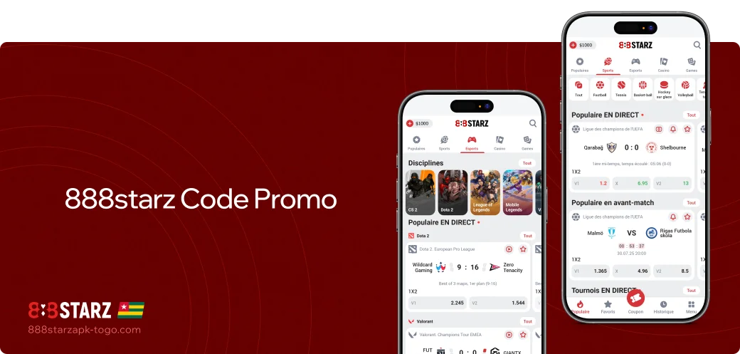 888starz Apk Togo Code Promo