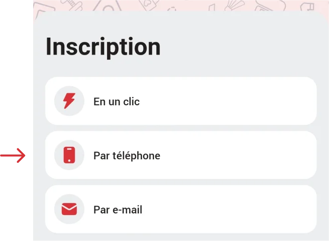 Puis sélectionnez Par téléphone 888starz Apk Togo